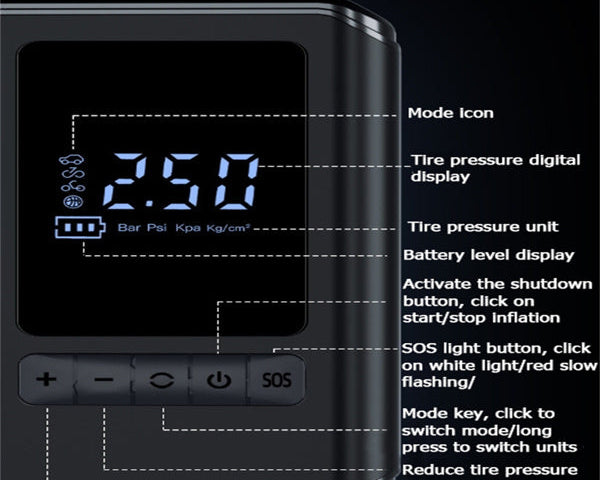 AUTONOR SmartAir™ Digital Tire Pump